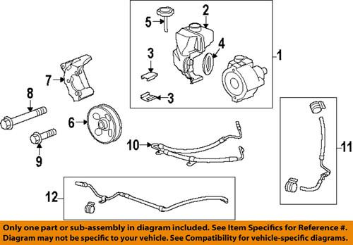 Chevrolet gm oem 12610794 power steering pump pulley