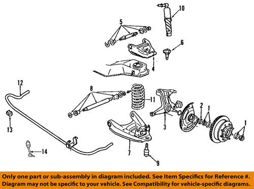 Gm oem 12543997 control arm/suspension control arm