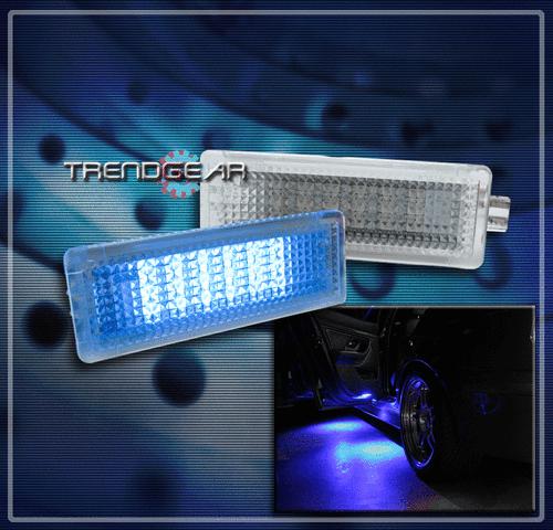 Bmw blue led courtesy lights lamp step side door kit e60 e63 e65 e70 e81 e83 e87