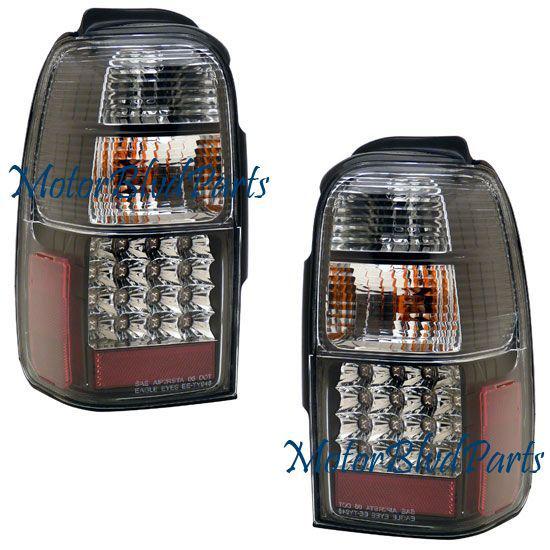 01-02 4runner led black tail lights rear brake lamps