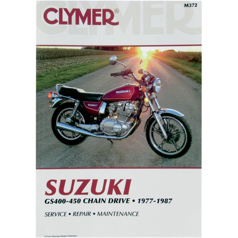 Clymer m372 repair service manual suzuki gs400/450 1977-1987