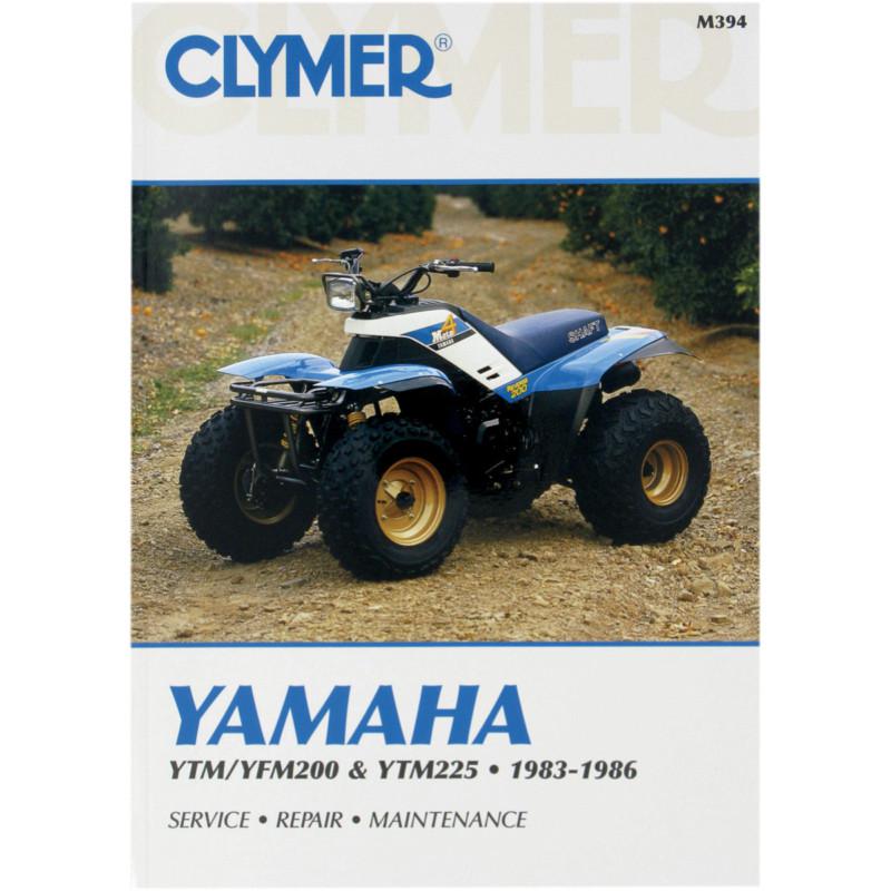 Clymer m394 repair service manual yamaha yfm200/ytm200-225 1983-1986