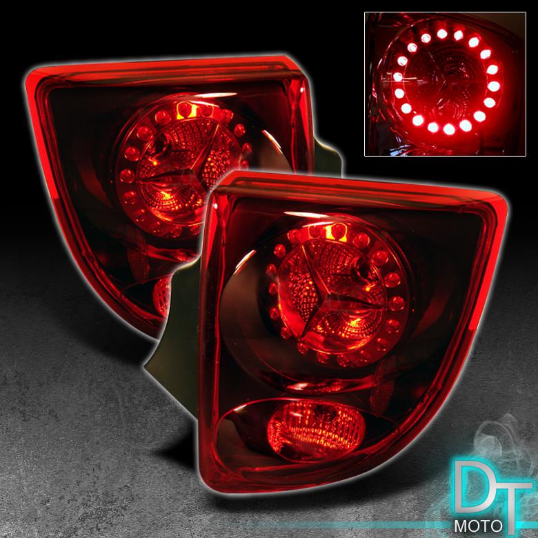 00-05 toyota celica 3-d design led rims tail brake lights lamps left+right pair