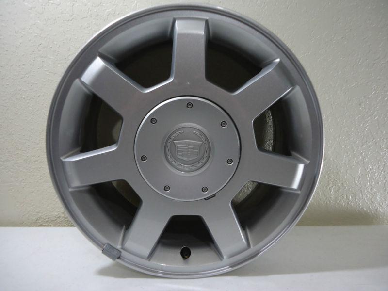 2003 2004 cadillac cts 16" x 7.0 oem wheel part# 9593650 5x115mm finish silver