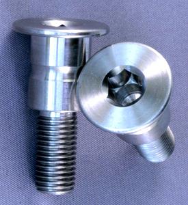 Titanium brake pivot bolt - crf250, crf450,  crf450x, crf250x