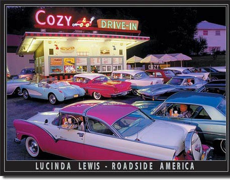 Cozy drive in diner - lucinda lewis - roadside america