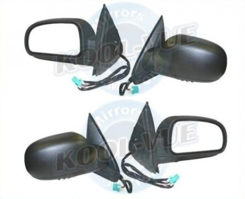 Pair side kool-vue mirrors for chevrolet trailblazer power 2004-2006