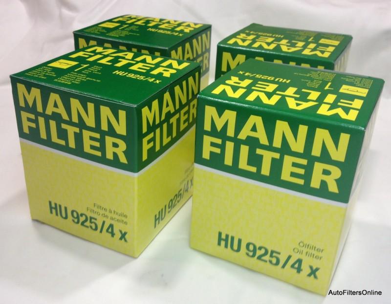 Bmw oem mann oil filter kits (4) e46 330i 330ci 330xi zhp 328i 328ci 323i 323ci 