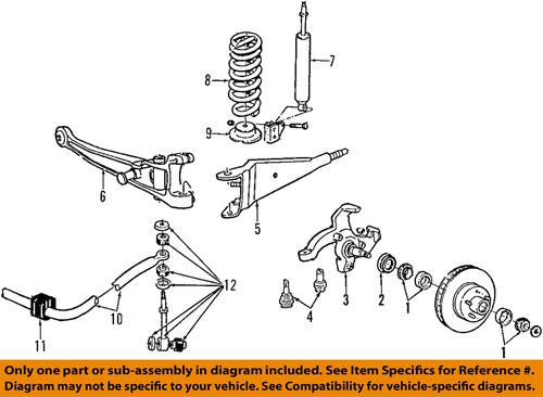 Ford oem 8c3z-3049-b ball joint, upper/suspension ball joint