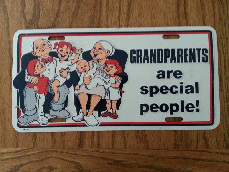 Grandparent license plate