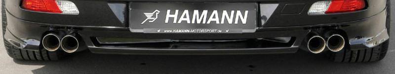 Bmw e63 e64 6 series 2004-2010 genuine hamann oem twin quad sports exhaust kit