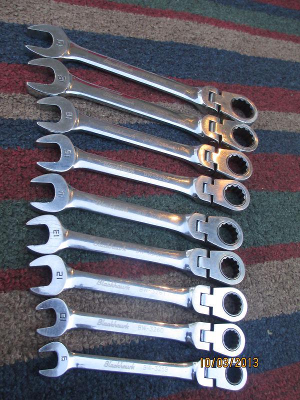 Proto blackhawk metric flex head gearwrench set