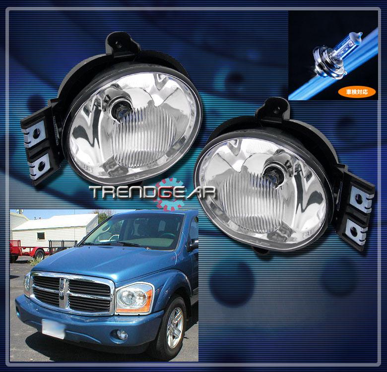 02-09 dodge ram pickup truck/04-06 durango bumper driving clear fog lights lamps