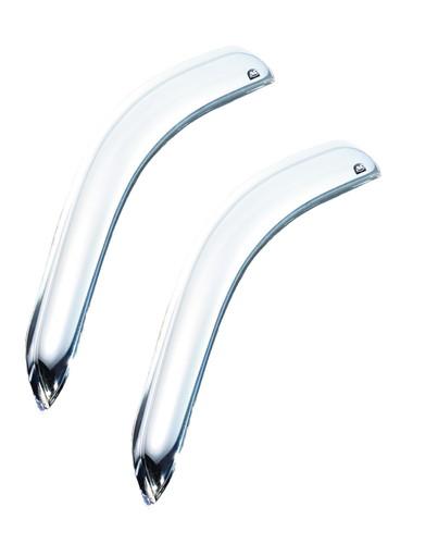 Auto ventshade 682805 chrome ventvisor; deflector 2 pc. 04-08 f-150 pickup