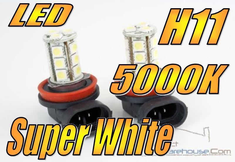 H11 5000k led super white fog lamp globe headlight headlamp light bulb globe a