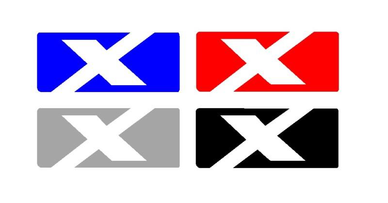 Jeep wrangler unlimited "x" replacement fender decals stickers 4x4 jk tj cj yj