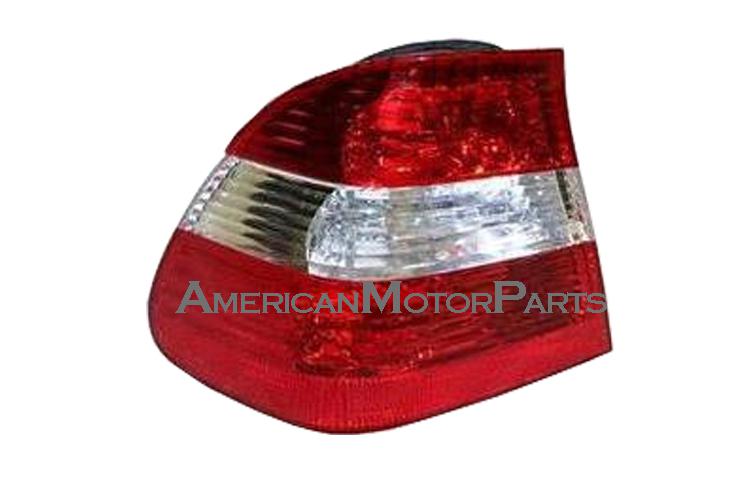 Eagleeye pair red/clear outer tail light 02-05 bmw e46 3-series 4/5dr