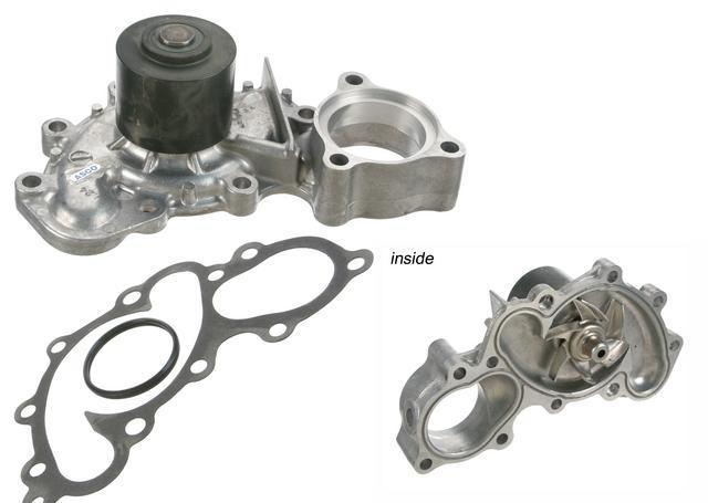 Toyota v6 3.4l water pump oem "aisin" *new* free shipping in usa