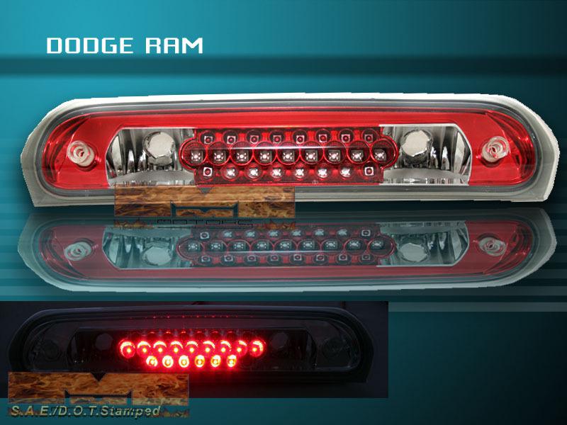 02-08 dodge ram brake light red