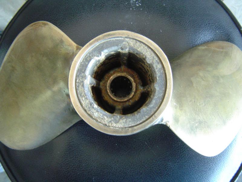 Mercury propeller-brass