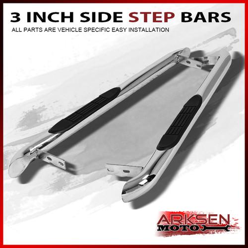 03-07 suzuki jimmy stainless steel 3 inch side step bars running board pair