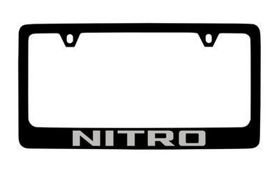 Dodge genuine license frame factory custom accessory for nitro style 3