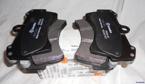 2009/2010 audi q7 factory oem front + rear brake pads and sensors - best deal