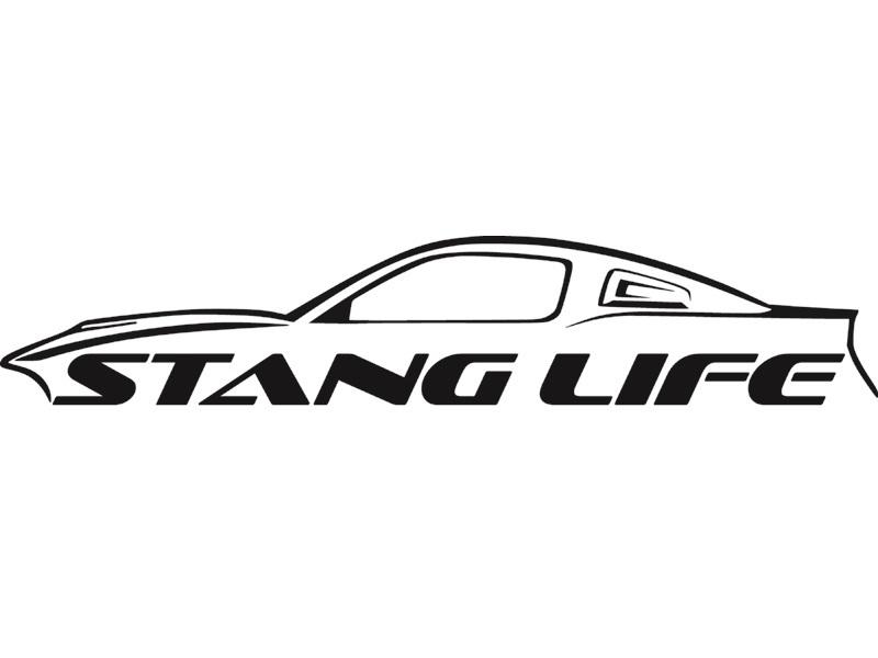 Stang life "new gen" window decal sticker mustang