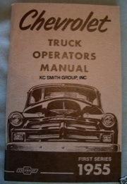 1955 1st series chevy truck owners manual