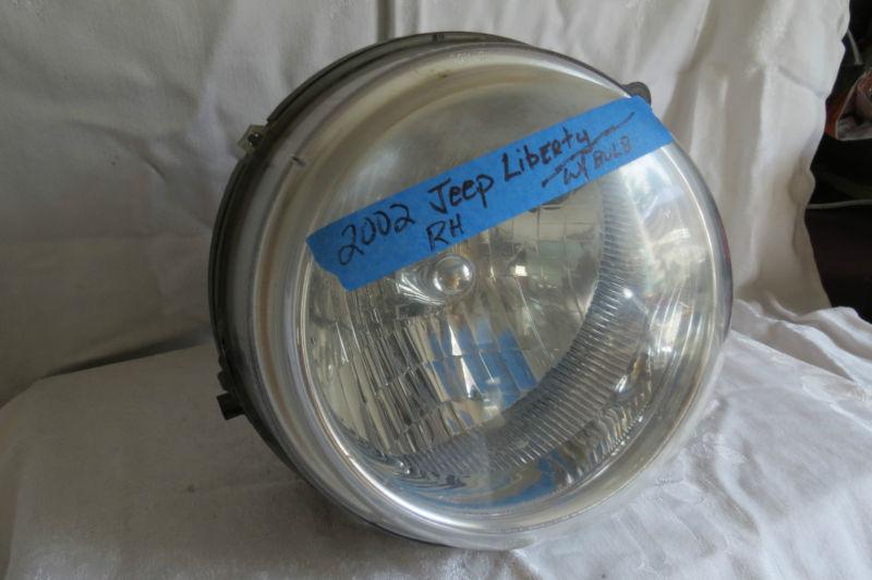 02-07 jeep liberty rh passenger side headlight oem f13/02r_2