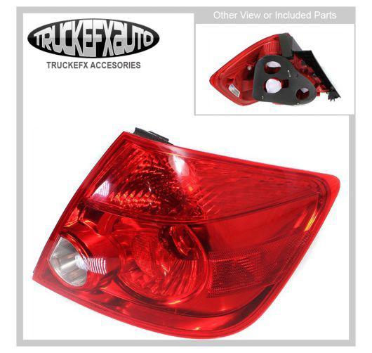 New tail light lamp passenger right side clear red lens rh hand sc2819102