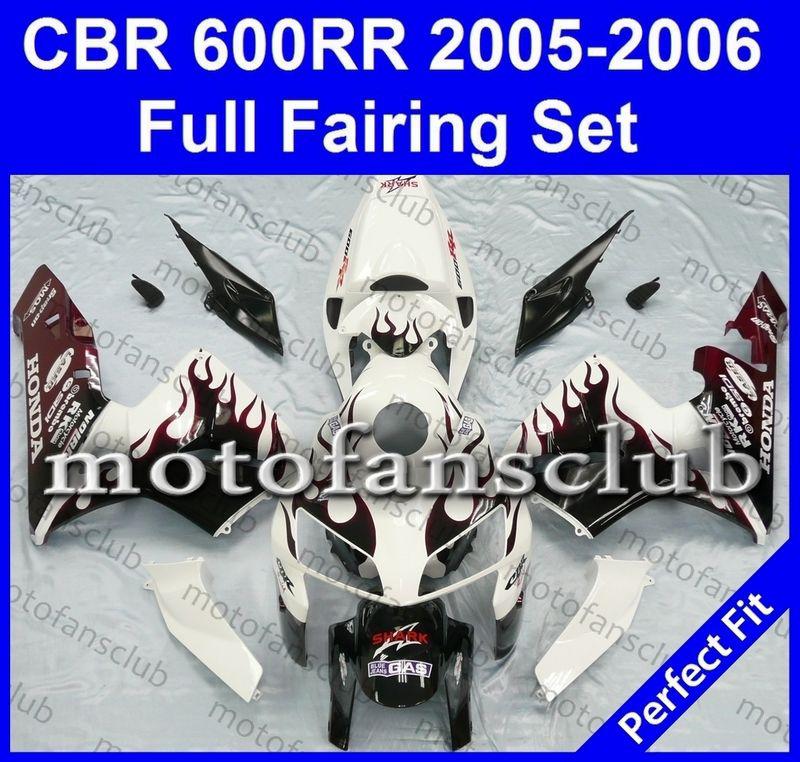 Fit honda cbr600rr 05 06 cbr 600 rr 2005 2006 fairing kit bodywork #60 b