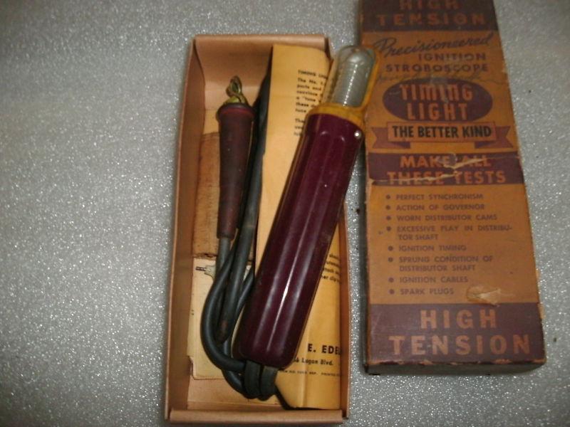 Vintage ignition strobescope timing light 40's 50's by edelmann