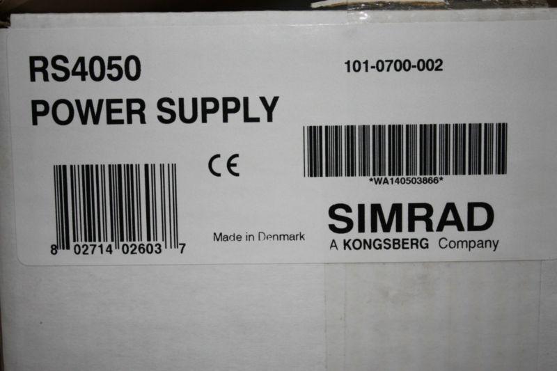 Simrad rs4050 radar power supply