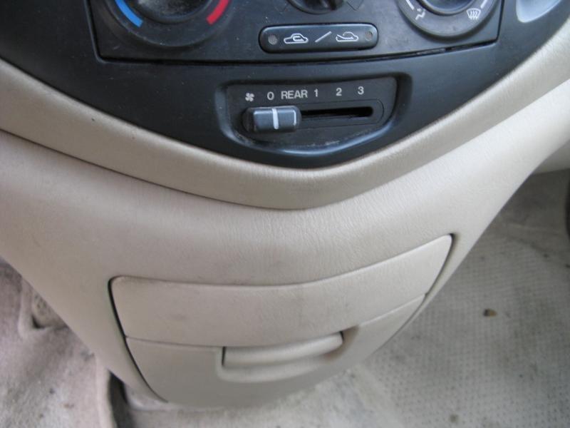 00 01 02 03 04 05 06 mazda mpv ac heater temperature climate control panel rear