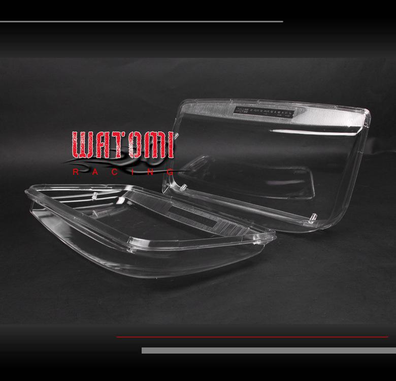 99-05 vw jetta bora mk4 replacement headlight clear lenses left+right pair set