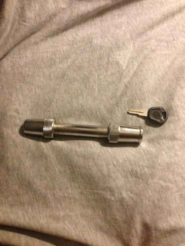 New universal 5/8" locking hitch pin w 1key truck trailer 2" receiver security