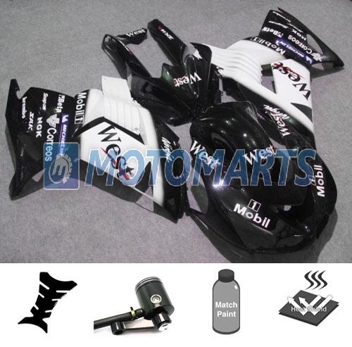 Bundle fairing w/ brake fluid pot for kawasaki ninja zx14 zzr1400 06 07 08 09 aa