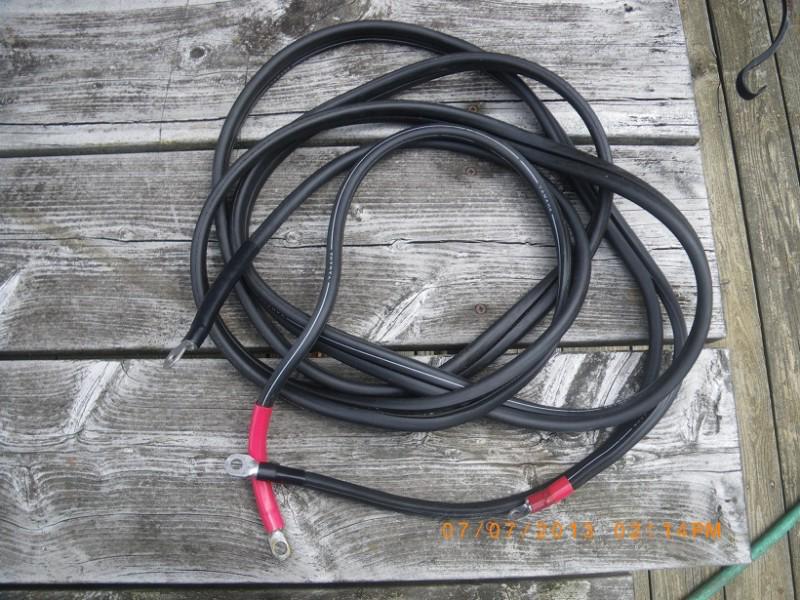 Yamaha marine outboard battery cable set