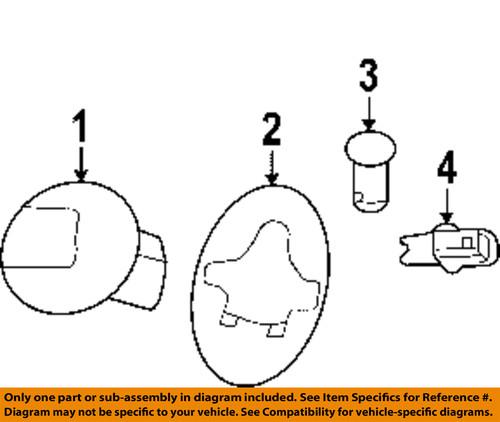 Mopar oem 4676801 side repeater lamps-front-repeater lamp gasket