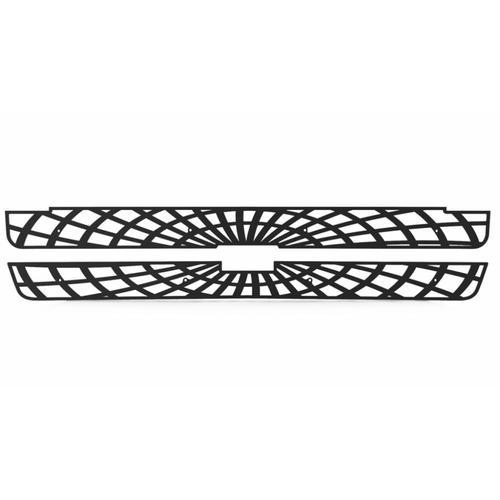 Chevy silverado 99-00 spider web black powdercoat grill insert trim cover