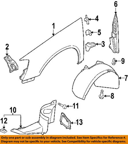 Volkswagen oem 3c0805911b9b9 fender-front extension