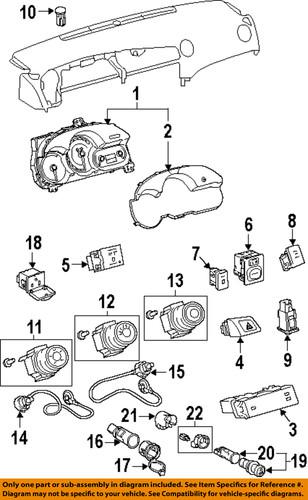 Toyota oem 5590202070 switch, blower/hvac blower control switch