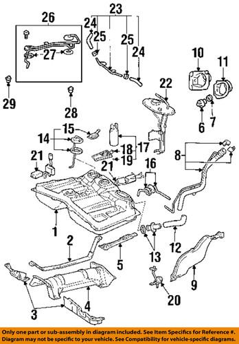 Toyota oem 7760142040 fuel tank strap