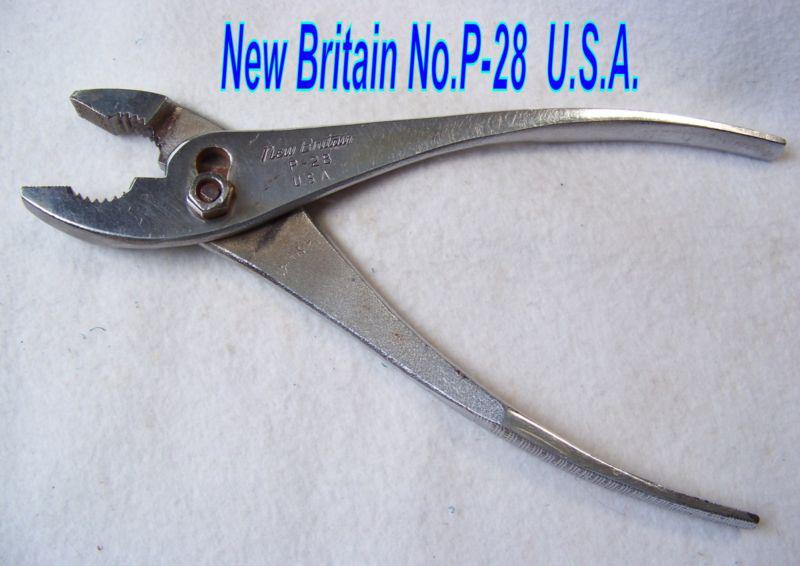 New britain no. p-28  u.s.a.   ( 10 in.)   pliers  lot # 7193