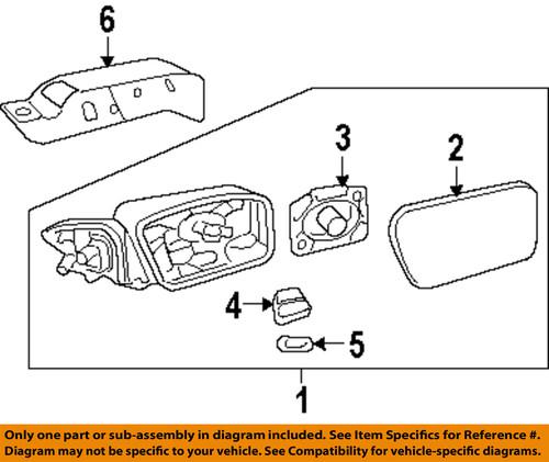 Ford oem be5z17683ba outside mirrors-mirror assembly