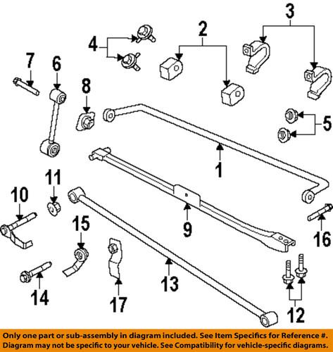 Ford oem 5r3z4264aa stabilizer bar-track arm assembly