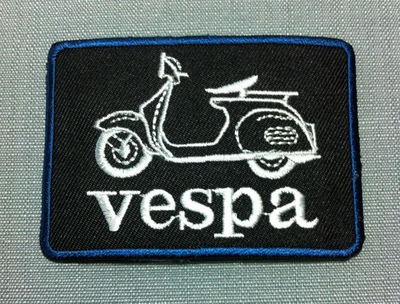 Vespa embroidered patch iron on badge motorcycle logo moto biker racing scooter