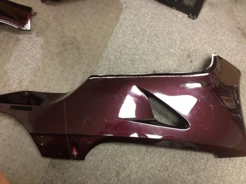 2006 - 2013 honda silverwing fsc600 right floor skirt maroon