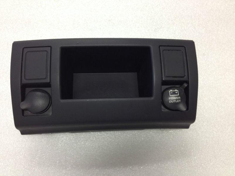 1999 2004 jeep grand cherokee lighter switch trim bezel oem black bin holder